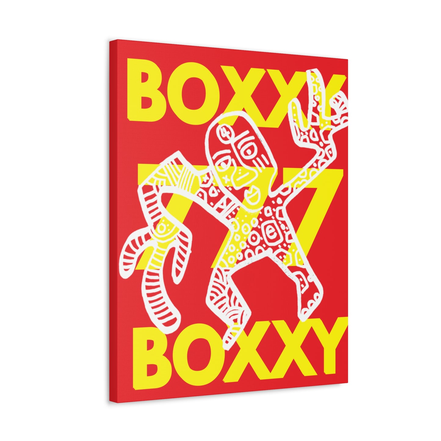 BOXXY 777 ART CANVAS RED