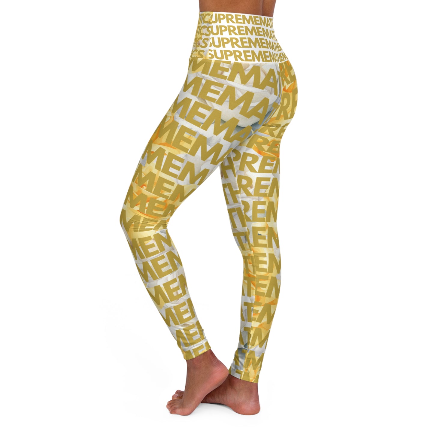 SUPREMEMATHEMATICS HIGH WAIST YOGA LEGGINGS