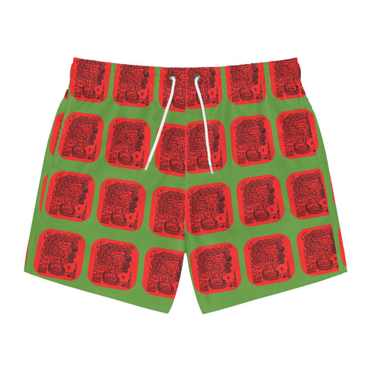 SUPREMEMATHEMATICS FACE OF GOD SWIM TRUNKS