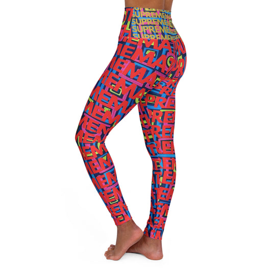 SUPREMEMATHEMATICS HIGH WAIST YOGA LEGGINGS