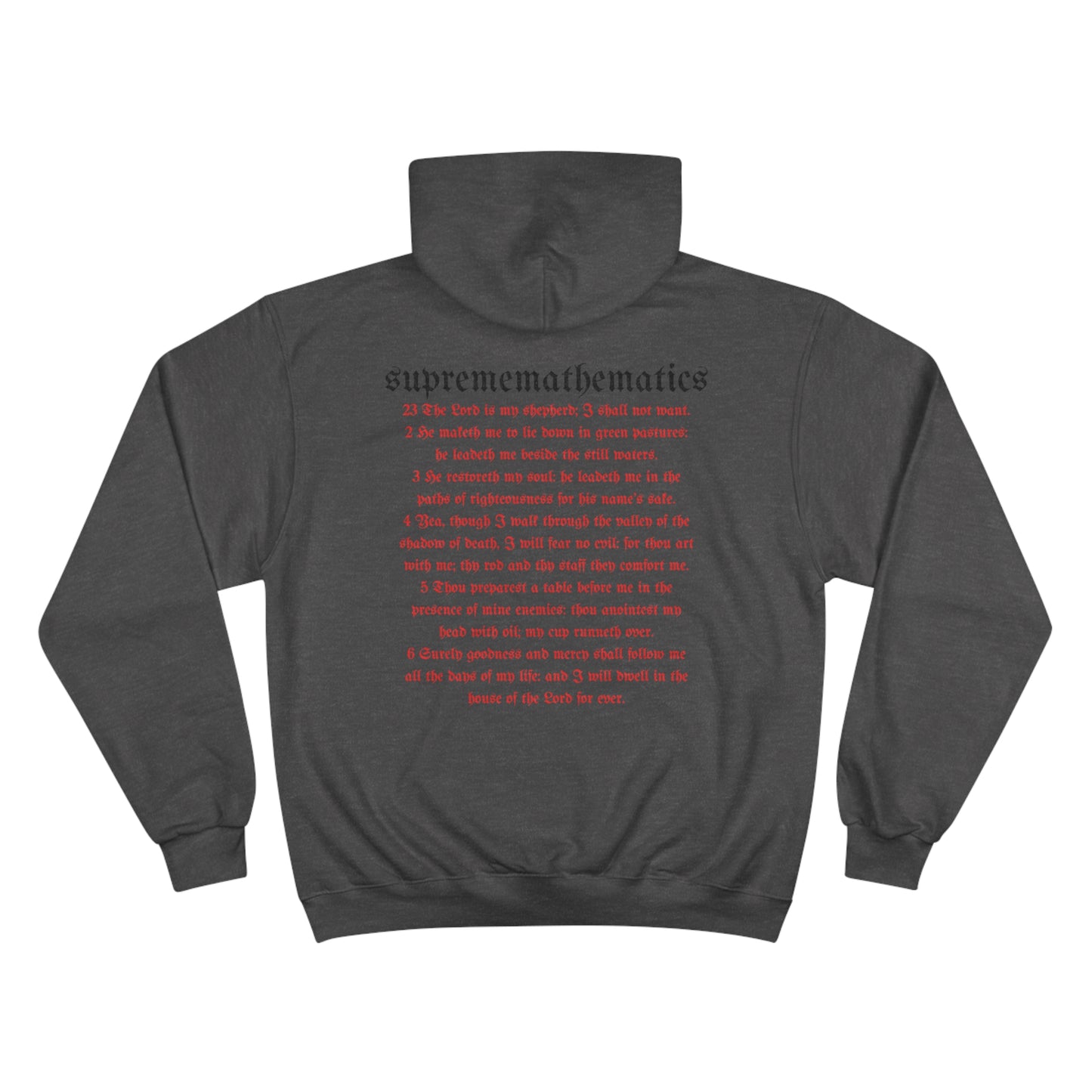 SUPREMEMATHEMATICS PSALM23 HOODIE