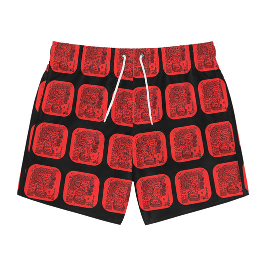 SUPREMEMATHEMATICS FACE OF GOD SWIM TRUNKS