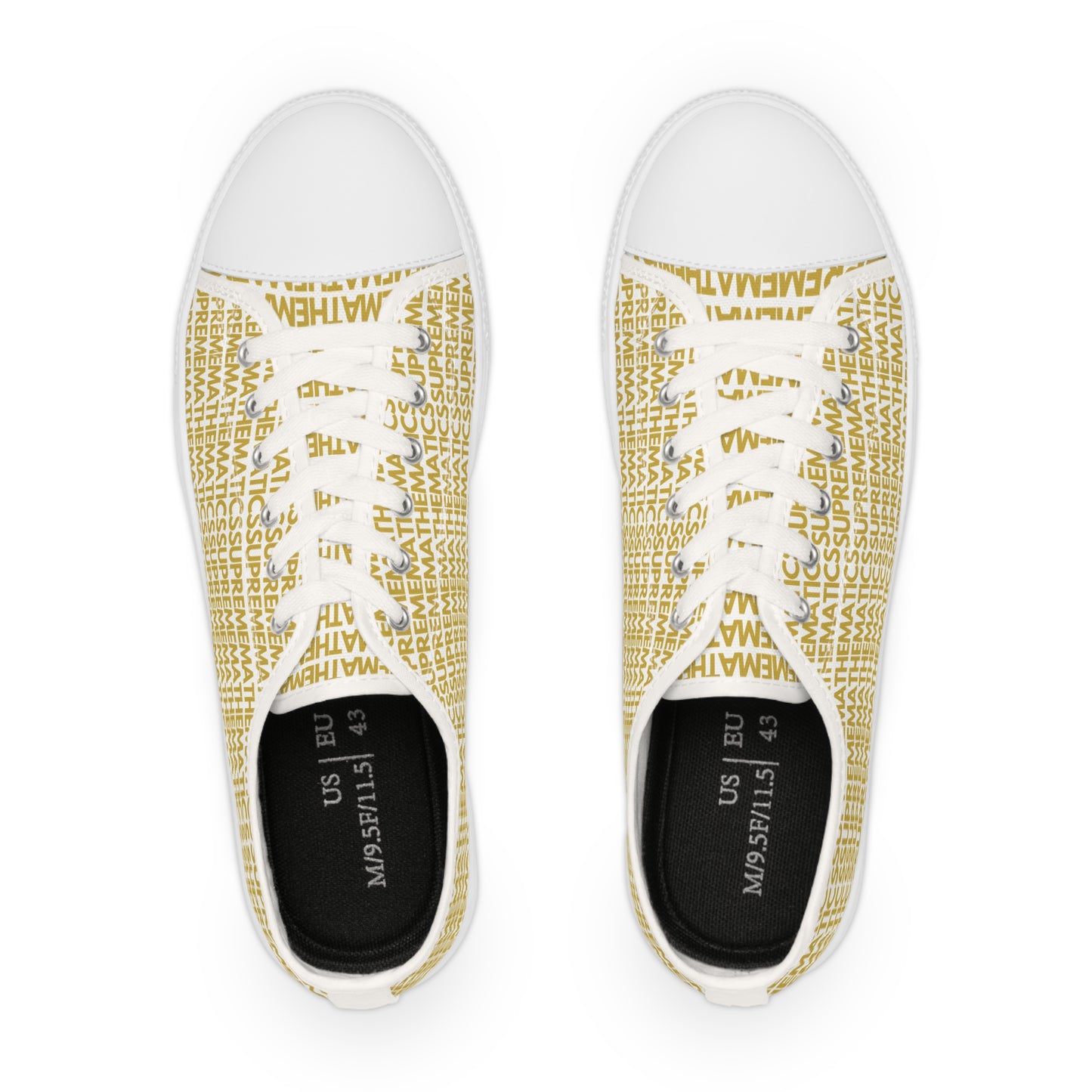 SUPREMEMATHEMATICS LOW TOP SNEAKERS