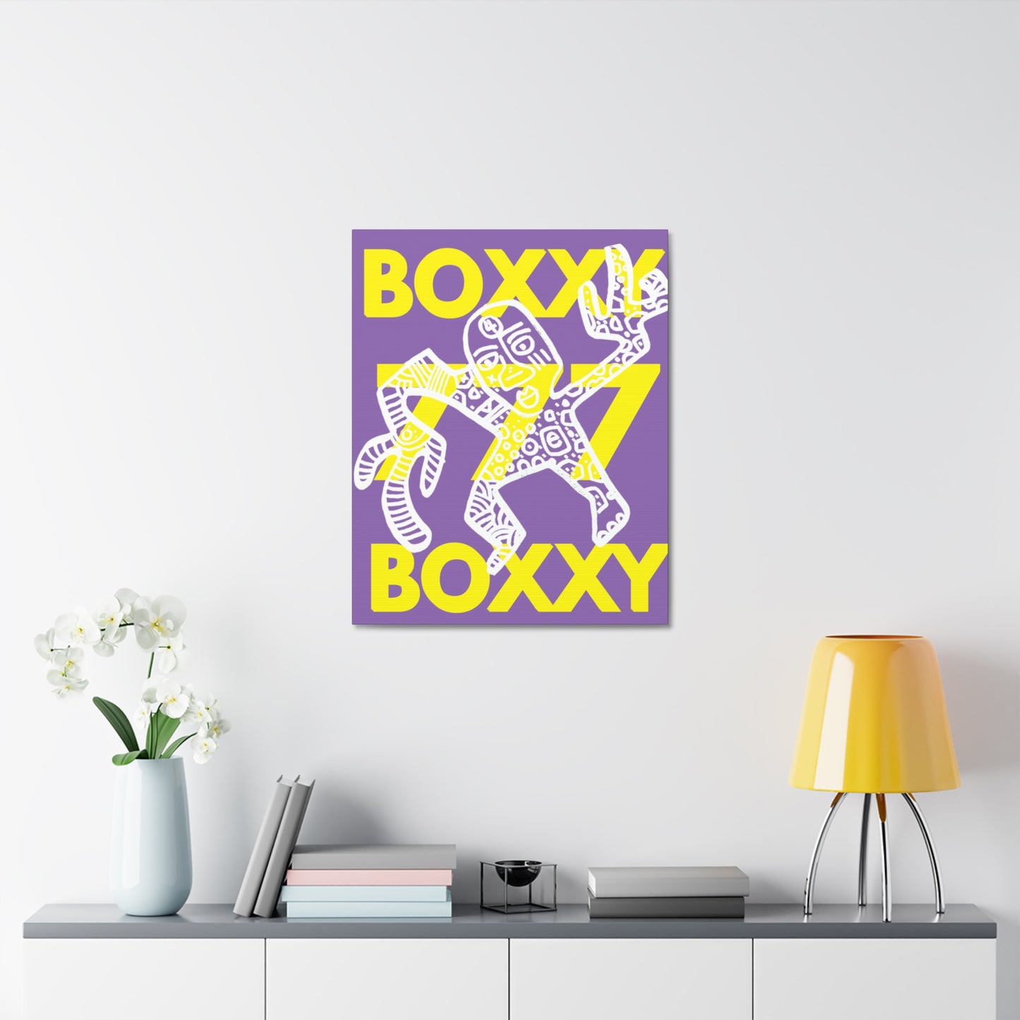BOXXY 777 ART CANVAS LIGHT PURPLE