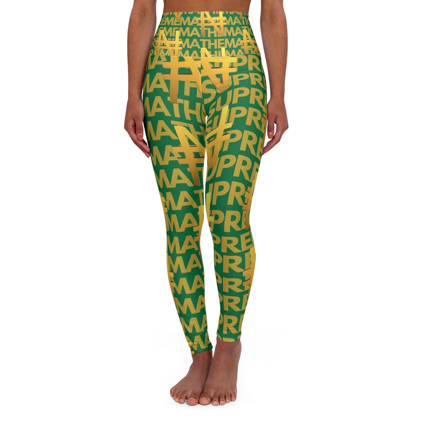 SUPREMEMATHEMATICS HIGH WAIST YOGA LEGGINGS