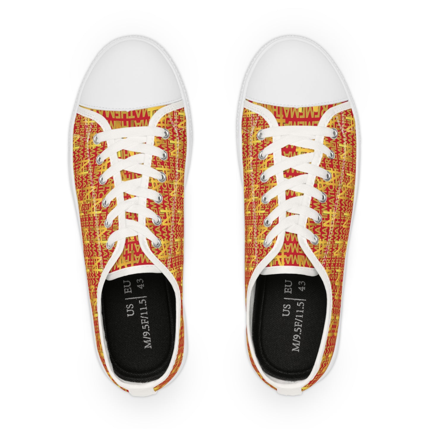 SUPREMEMATHEMATICS NAIRA TOP TOP SNEAKERS