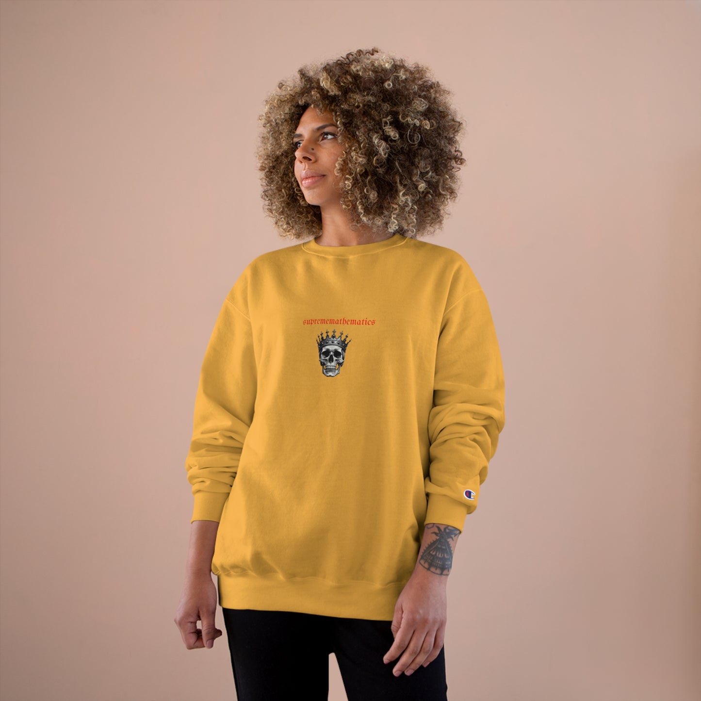 SUPREMEMATHEMATICS SUNFLOWER KINGS SWEATSHIRT