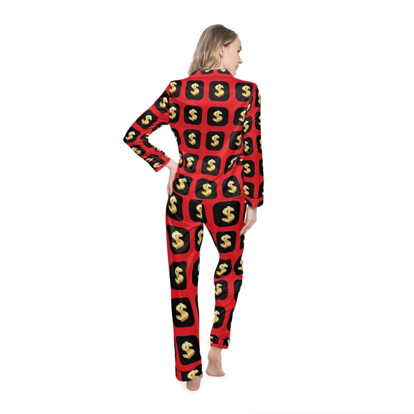 SUPREMEMATHEMATICS DOLLAR SATIN PAJAMAS